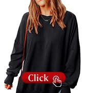 SHEWIN Womens Sweatshirt Casual Long Sleeve Crewneck Lightweight Pullover Tops Loose Sweatshirts