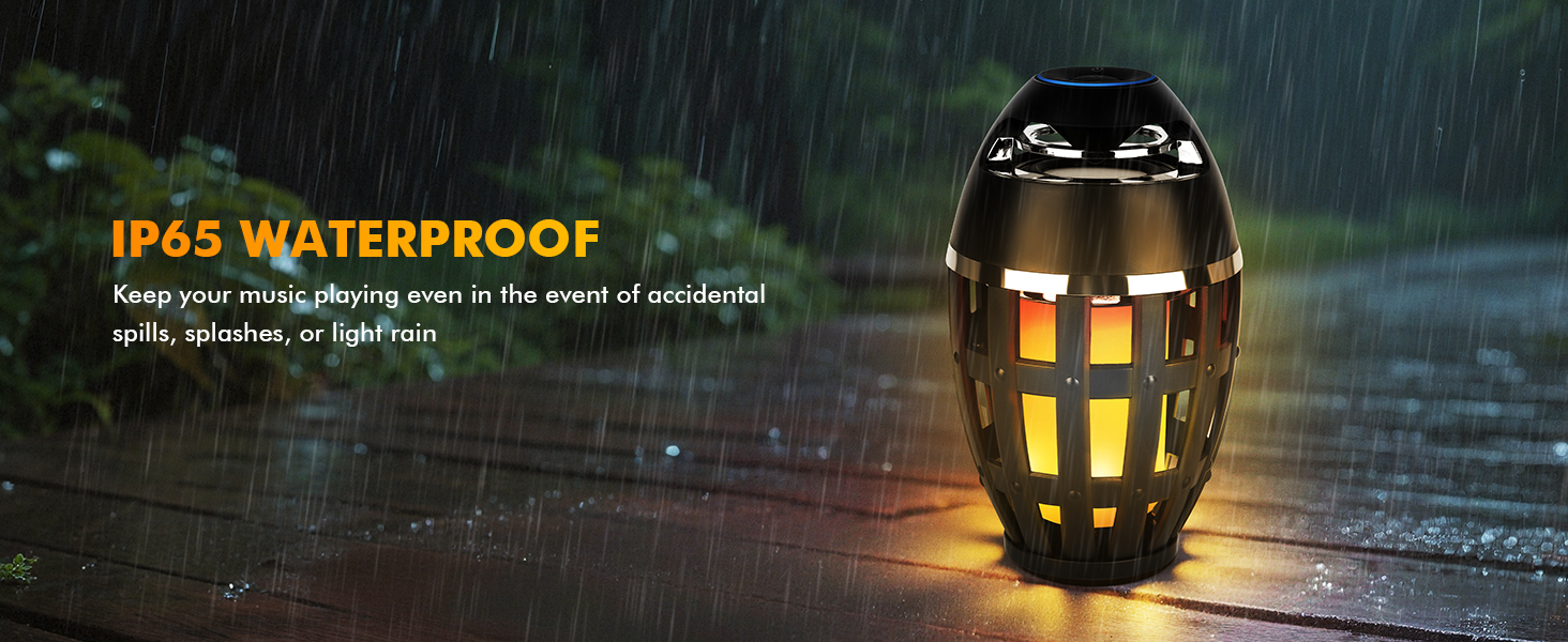 Outdoor Bluetooth Flame Speakers