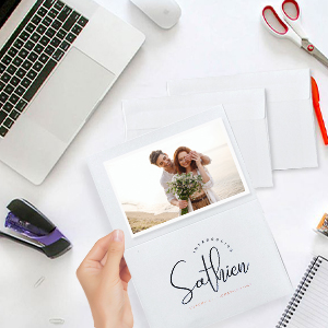 White Blank Cards With White Envelopes