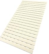 BEMISO Shower Mat Non Slip Bathtub Mat with Suction Cups and Drain Holes 27.5 x15.7 Inch Bath Mat...