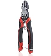 Wire Cutters, HOUSERAN Side Cutters with Wire Stripper and Crimper, 7-1/2 Inch Wire Cutters Heavy...
