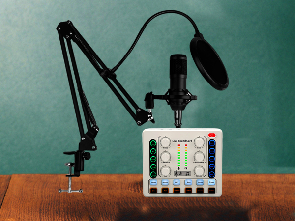 pc microphone gaming microphone gaming mic podcast equipment bundle microphone for singing