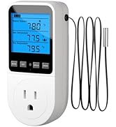 INKBIRDPLUS Plug in Thermostat Timer with Cycle Time Period Control, Heating/Cooling
