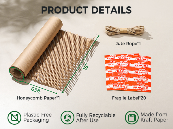 Recyclable Packing paper