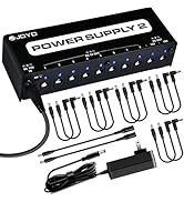JOYO Guitar Pedal Power Supply Pedal Board Power Supply with DC 18V Pedal Power Adapter &amp; 9V 100m...