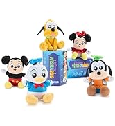 DISNEY STORE Official Wishables Shimmer Series - Disney Blind Box Plush - 5 Inch Mystery Toys wit...