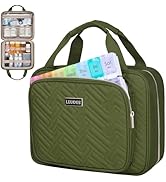 Leudes Travel Pill Bottle Organizer,Medicine Organizer and Storage,Home Medication Bag, Cases,Car...