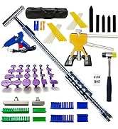 CYGOODS Car Body Dent Repair Tool Kit, Auto Dent M16 Big Size Slide Hammer Gold Puller Hail Dent ...
