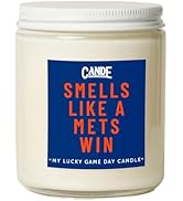 CE Craft - Smells Like a Mets Win Candle - Funny Birthday Gift for Him - Baseball Themed Gift for...