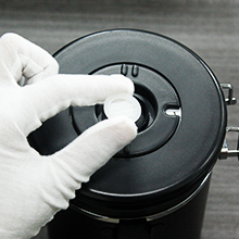 coffee canister with valve