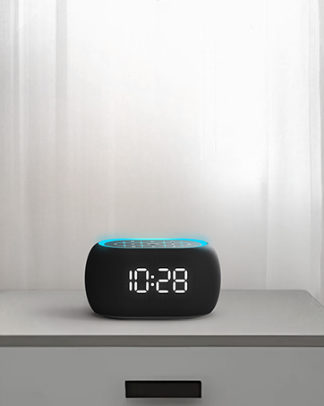 fm radio alarm clock bluetooth speaker