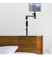 DAWASAPAT Plug-in Bed Sofa Projector Stand, Height Adjustable Projector Mount Base, 360° Rotation...