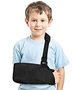Arm Sling for Kids, Medical Child Arm Sling with Waist Strap, Padded Children Arm Support Sling S...