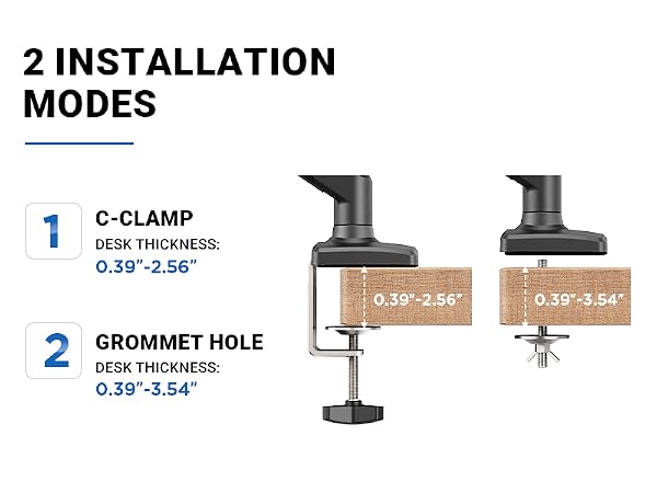single arm monitor desk mount