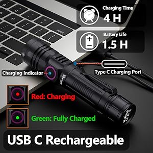 USB C Rechargeable