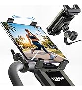 YTDSUP Tablet Holder Mount, 360° Adjustable iPad Holder Mount Clamp for Spin Bike, Treadmill, Str...