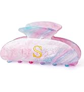 Fycert Christmas Gifts for Teenage Girls Birthday Gift for Girls Cute Hair Clips Initial Claw Tea...