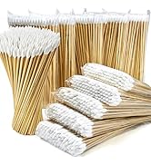 1000/500Pcs Gun Cleaning Swabs, Precision Pistol Cleaning Swabs Durable Stem, 6 Inch Pointed Gun ...
