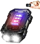 PINSAI Mini Keychain Flashlight with Clip, LED Magnetic EDC Key Chain Light for Mechanics with CO...
