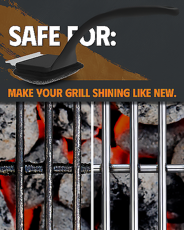 Grill Brush Bristle Free