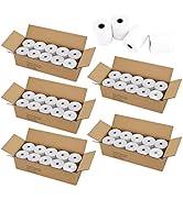 (50 Rolls) NefLaca Thermal Receipt Paper 3 1/8 x 230, 10 Rolls Receipt Paper for Epson Receipt Pr...