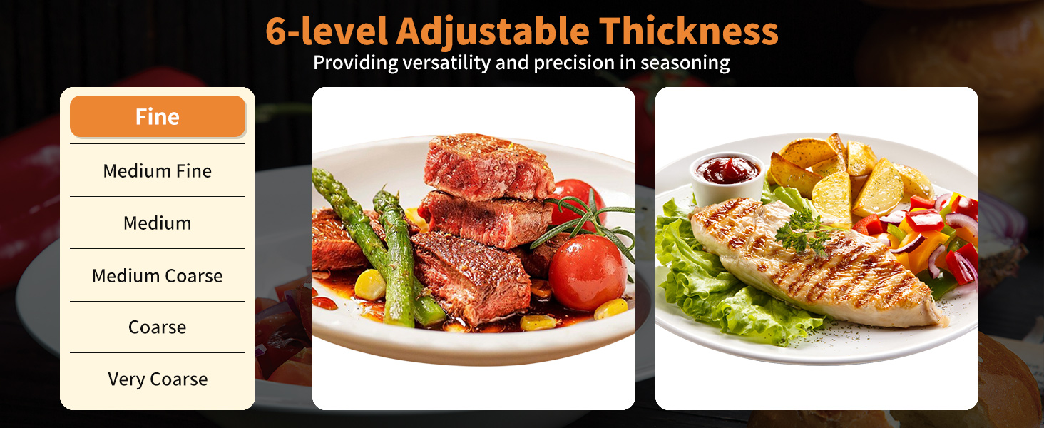 Electric Salt and Pepper Grinder Set