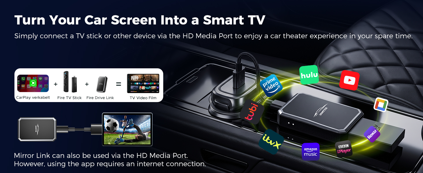 Turn Your Car Screen Into a Smart TV
