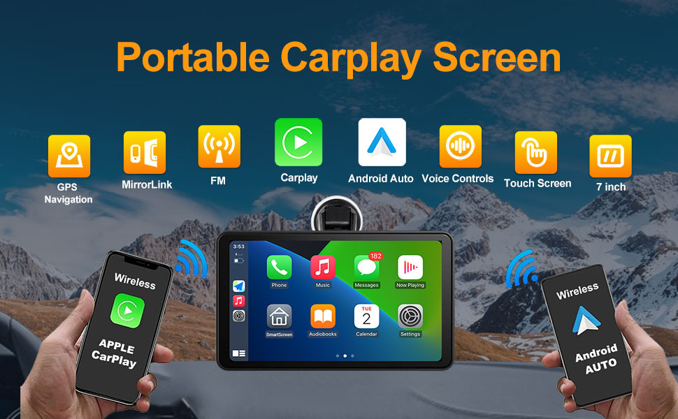 Portable Carplay Screen