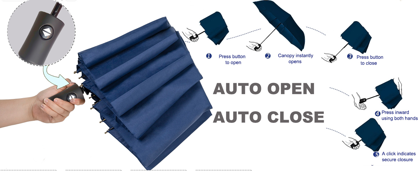 auto open and close umbrella