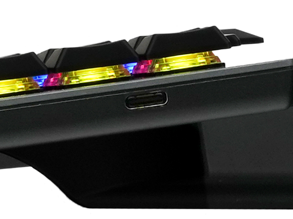 Perixx PERIBOARD-835BL Wireless Ergonomic Mechanical Keyboard - RGB Backlit - Low-Profile Blue Click...