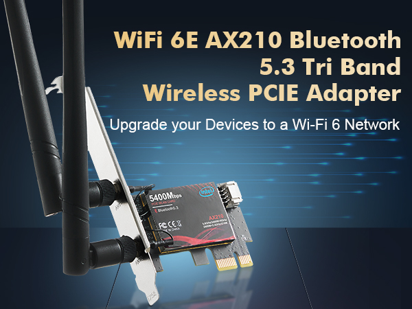wifi6e AX210 pcie adapter