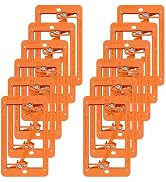 LEENUE 12 Pack Low Voltage Mounting Bracket 1 Gang for Ethernet Wall Plate, Low Voltage Box for T...