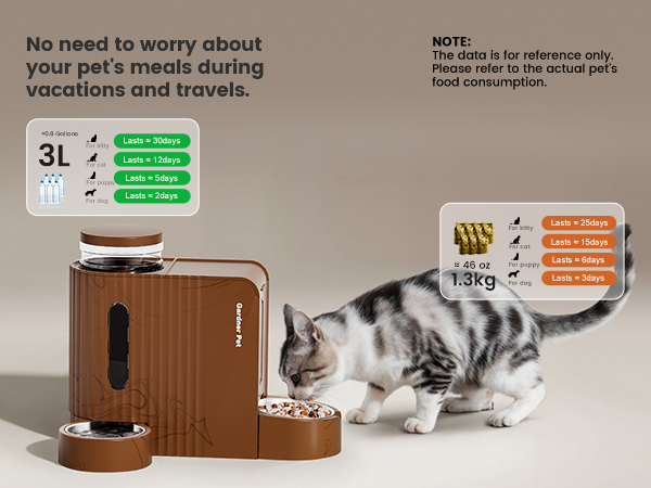 water and food dispenser for dogs