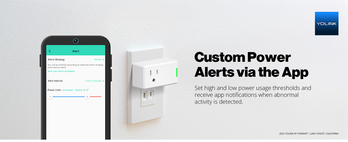 Custom Power Alerts via the App