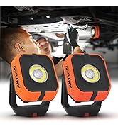 ANYLiGHT Work Light, Magnetic Rechargeable Light with 4 Modes &amp; 150°Rotatable, 1200LM Waterproof ...