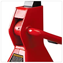 Torin BIG RED Steel Jack Stands: Double Locking, 2 Ton (4,000 lb) Capacity, Red, 1 Pair