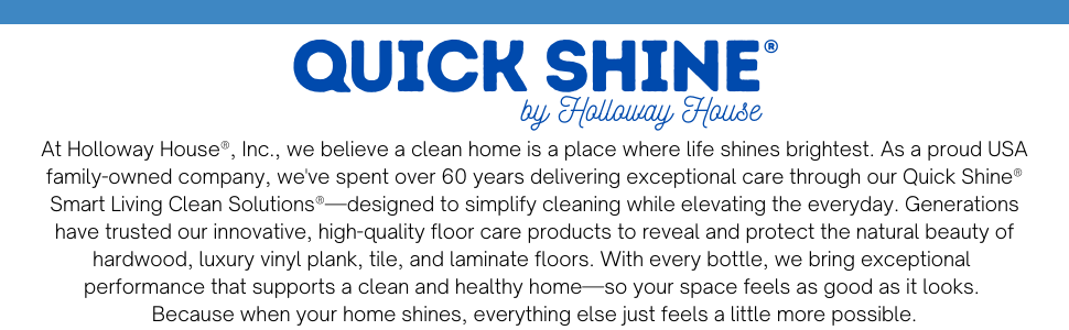 Quick Shine by Holloway House About