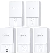 GoveeLife Water Leak Detectors 5 Pack, 100dB Adjustable Audio Alarm and Leak and Drip Alerts, Det...