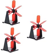Mobestech 3 Sets Materials for Assembling The Water Wheel Ferris Wheel Decor Roller Coaster Brain...