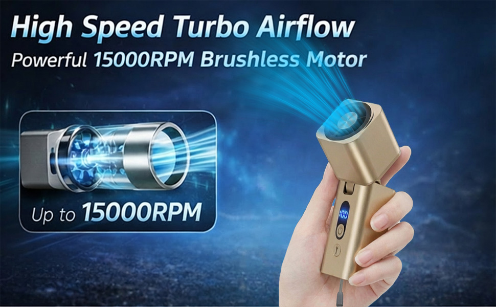 powerful handheld fan
