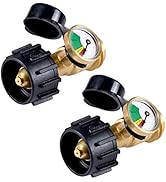GasSaf Propane Tank Gas Gauge Leak Detector - Universal for QCC1 Type1 Propane Tank Gas Pressure ...