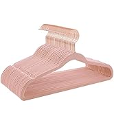 TIMMY Hangers Velvet Hangers - Suit Hangers (50-Pack) Ultra Thin Space Saving Coat Hanger and Hea...
