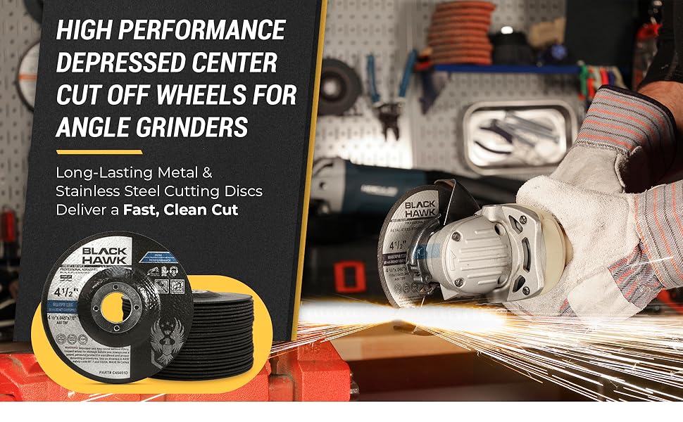 High Performance Depressed Center cut off Wheels for Angle Grinders
