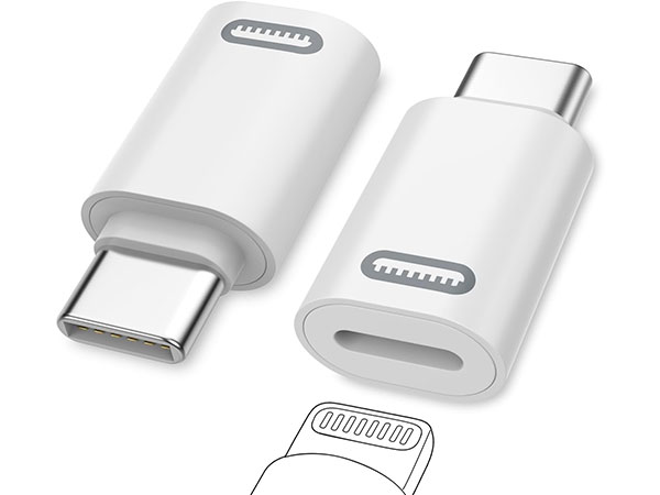 Lighting to USB C adapter