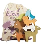 Le Toy Van - Wooden Petilou Forest Stacker Puzzle &amp; Bag Educational Balancing Activities Toy | Gr...