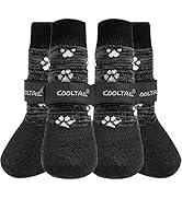 KOOLTAIL Anti Slip Dog Socks to Prevent Licking Paws for Hardwood Floors- Dog Rain Snow Boots&amp;Paw...