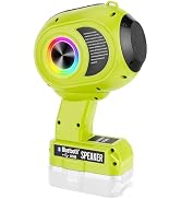 GRVODFRTA Wireless Bluetooth Speaker Compatible with Ryobi ONE 18v Battery, TWS Paring, BT5.3, AU...