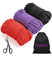 Shibari Rope, Japanese Rope Kit for Beginners and Experienced Riggers, Soft Ropes with Shears for...
