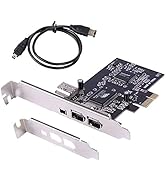 ELIATER PCIe Firewire Card for Windows 10, IEEE 1394 PCI Express Controller 4 Ports(3 x 6 Pin and...