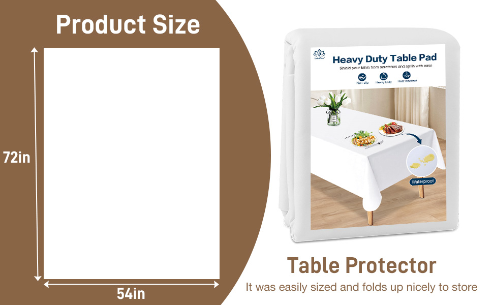 heavy duty table pad